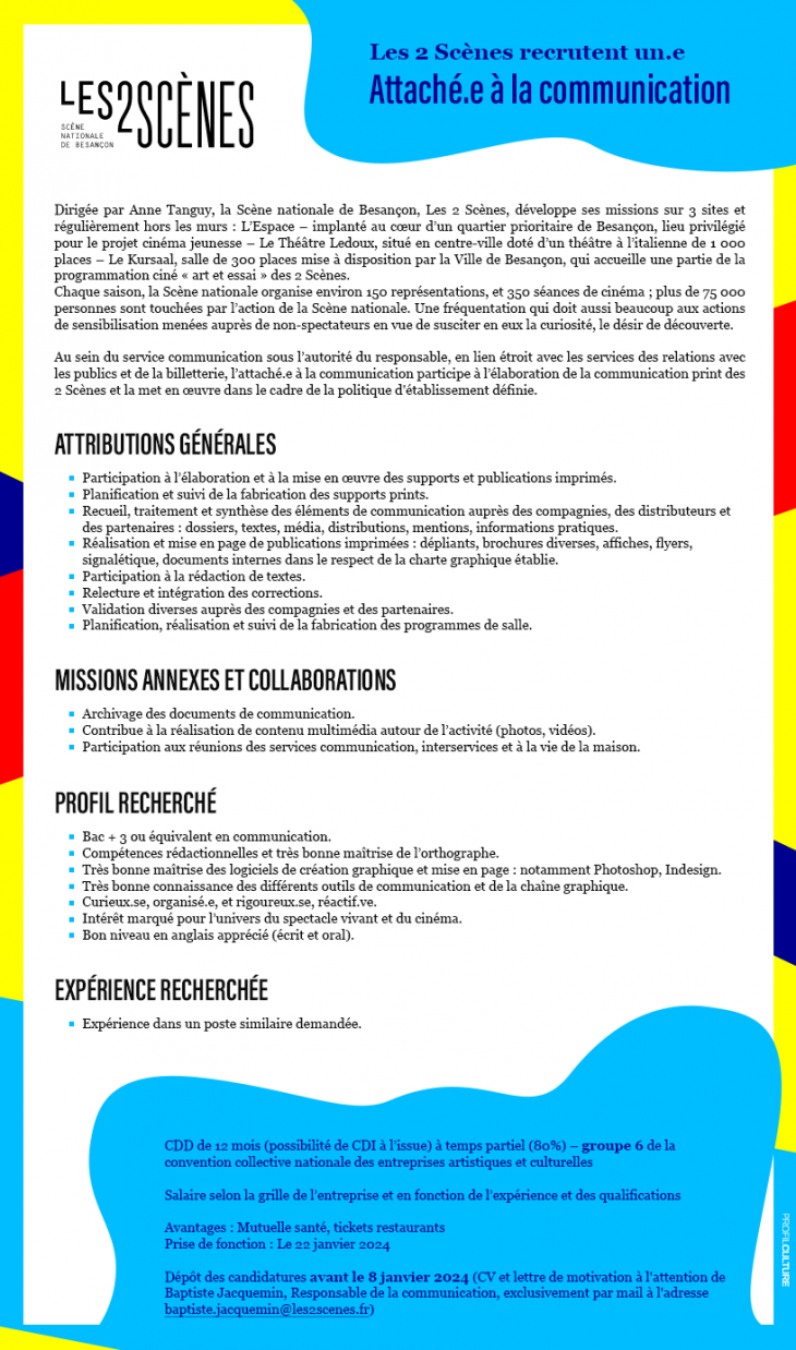 Offre d'emploi