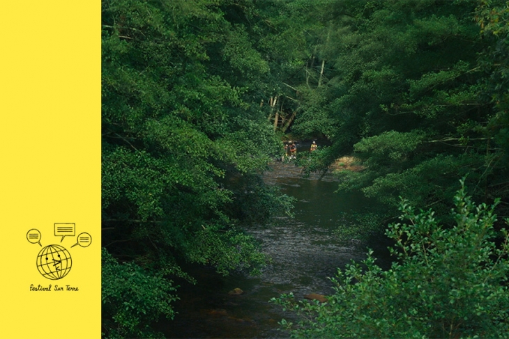 Photo d'une rivière dans une forêt