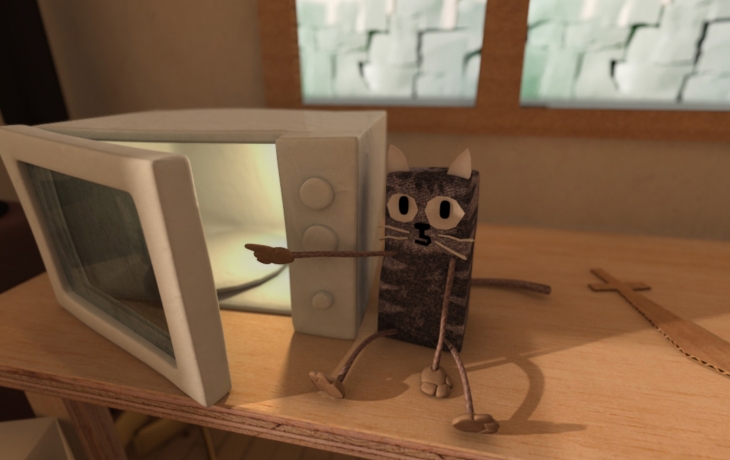 MacPat le chat chanteur © Les Films du Préau
