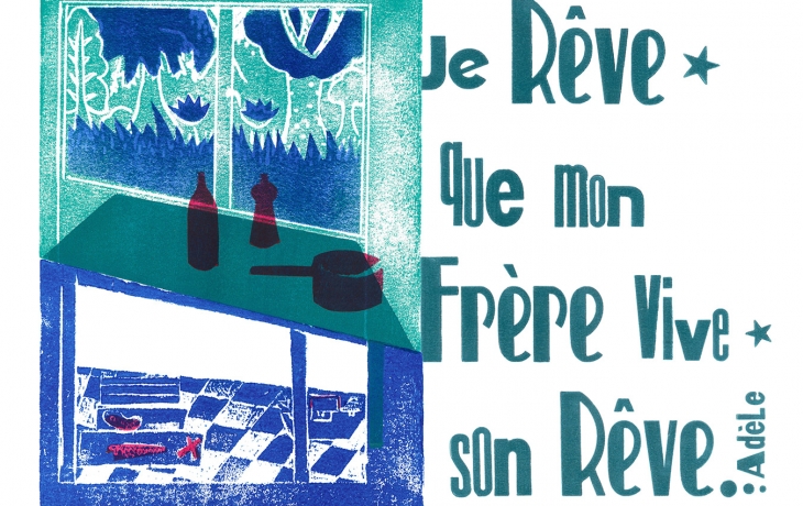 Carte imaginé par un enfant du séjour