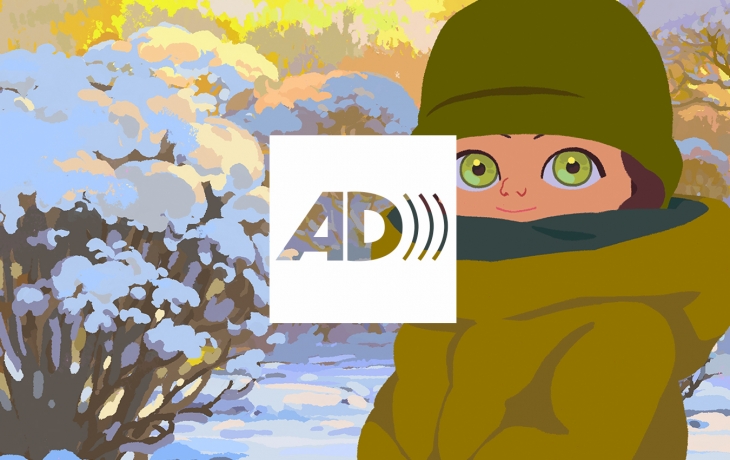 Petite fille dans la neige