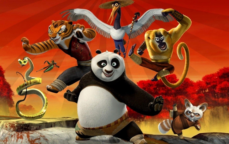 Toute les animaux de Kung fu panda
