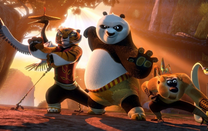 Le groupe d'animaux du film