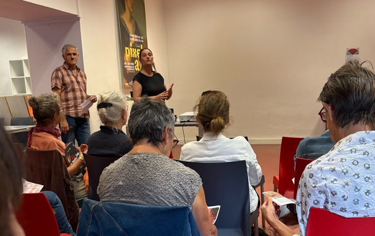 Présentation de trimestre à la médiathèque