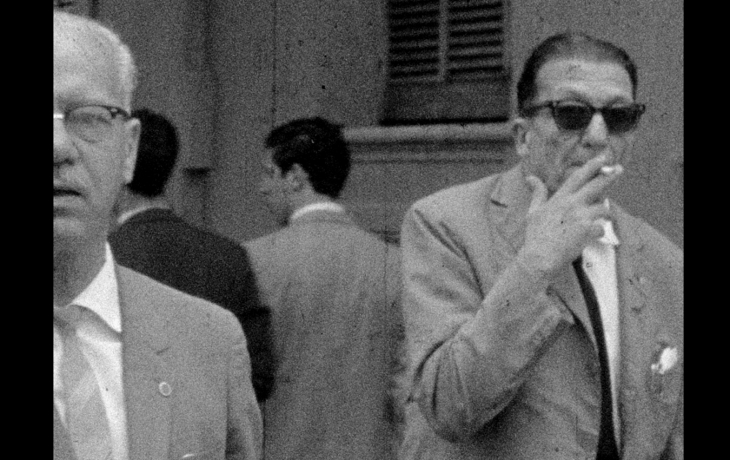Image d'archive : politiques en ville 