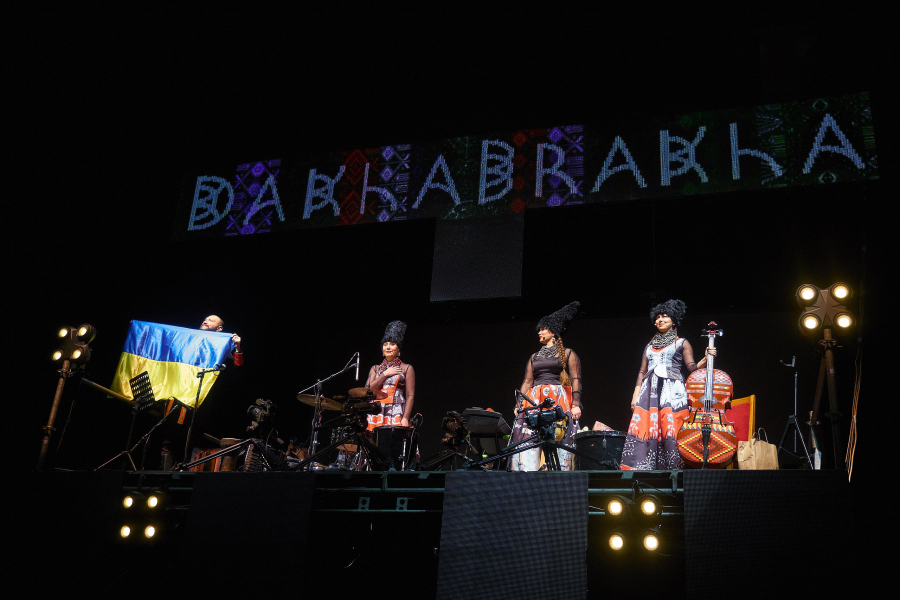 Dakhabrakha, concert de soutien à l'Ukraine