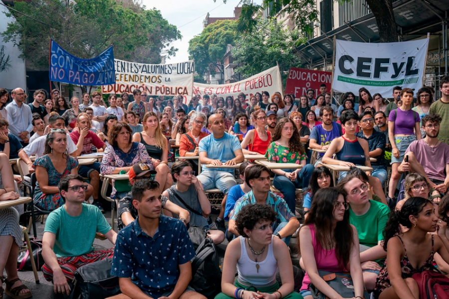 Manifestation d'élèves