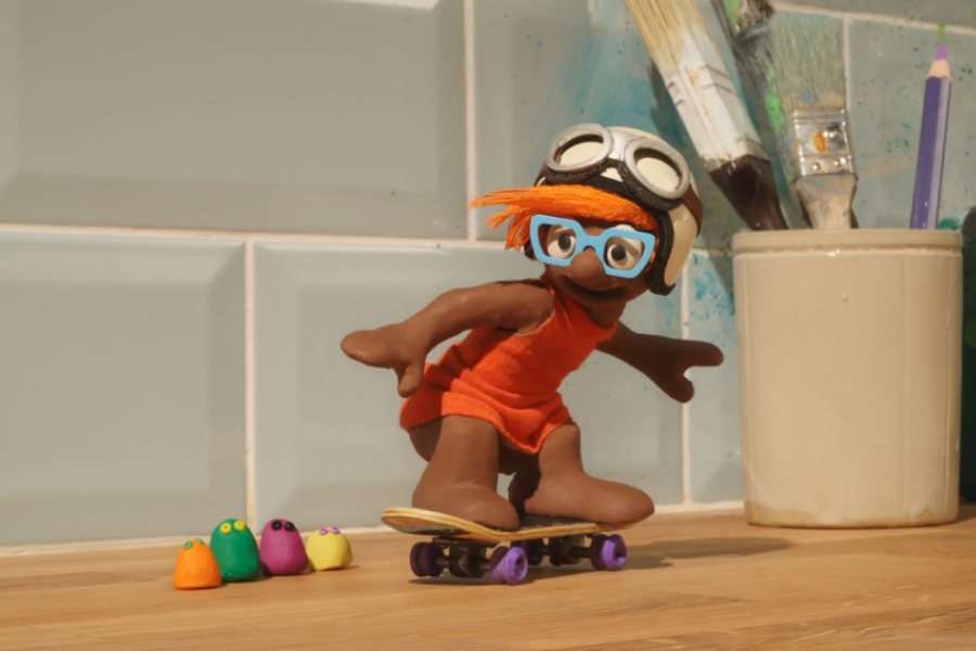 Morph fait du skate