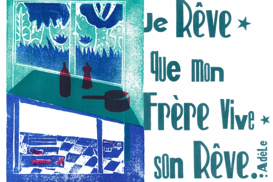 Carte imaginé par un enfant du séjour