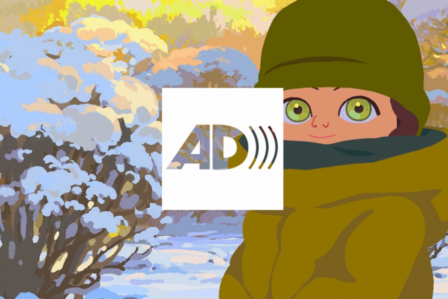 Petite fille dans la neige