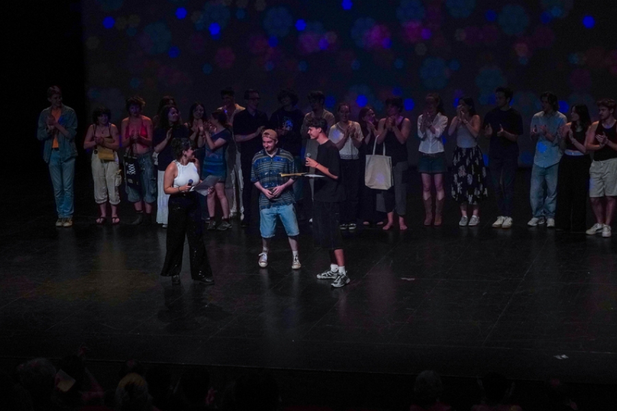 Photo d'un des gagnants de l'année précédente