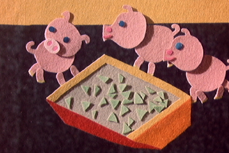 Cochons en animation