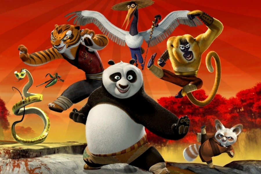Toute les animaux de Kung fu panda