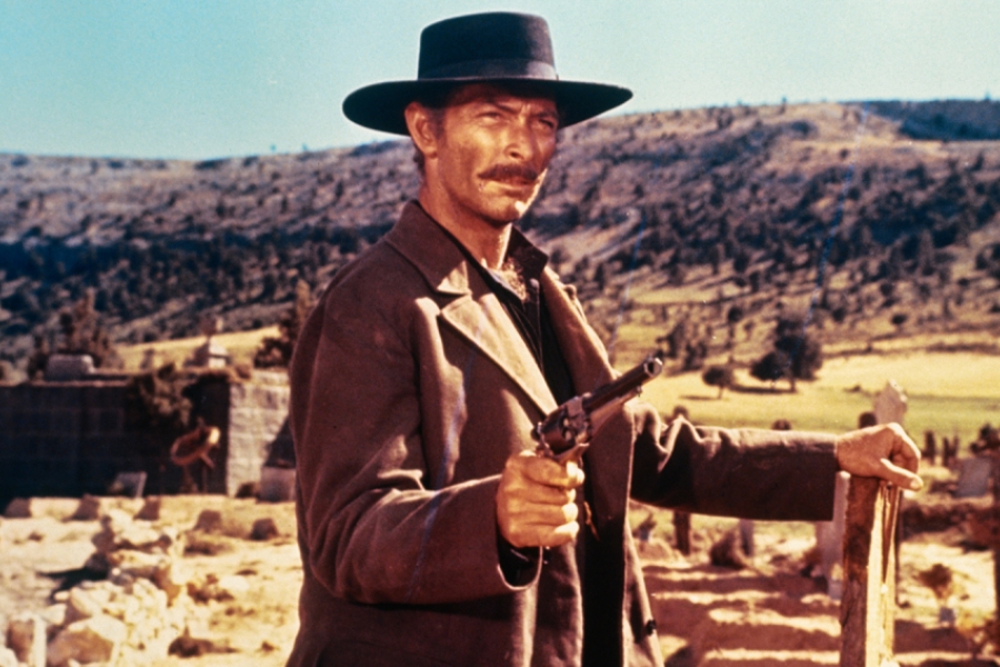 Cow boy se prépare à tirer