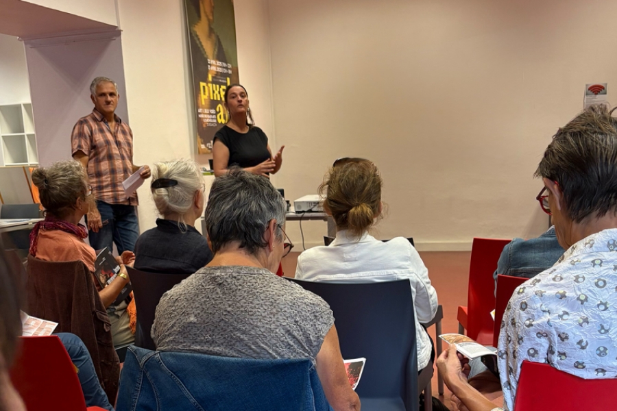 Présentation de trimestre à la médiathèque