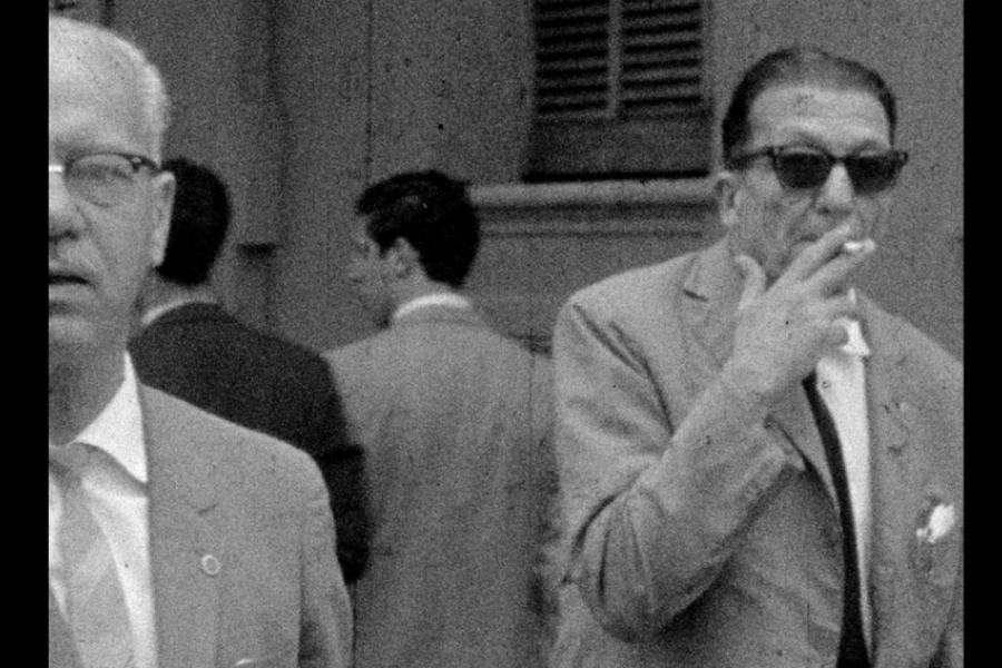 Image d'archive : politiques en ville 